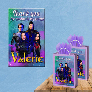 Descendants favor bags - gift bags - candy bags - 12pack