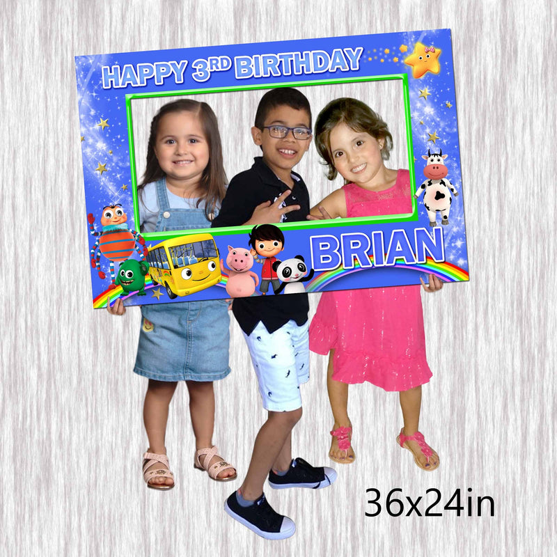 Little Baby Bum Photobooth - 36x24in - Selfie Frame