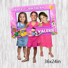 Load image into Gallery viewer, Little Baby Bum girl Photobooth - 36x24in - Selfie Frame
