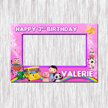 Load image into Gallery viewer, Little Baby Bum girl Photobooth - 36x24in - Selfie Frame
