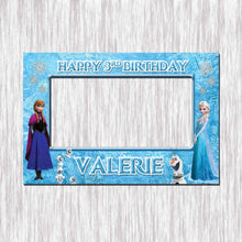 Load image into Gallery viewer, Frozen Photobooth - 36x24in - Selfie Frame
