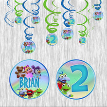 Load image into Gallery viewer, Muppet Babies Swirl Decoration- 12ct
