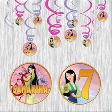 Load image into Gallery viewer, Mulan Swirl Decoration- 12ct
