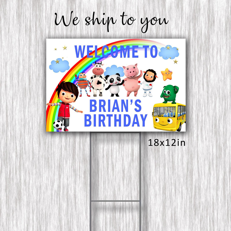 Little Baby Bum Yard Sign - 18x12in - outdoor Sign