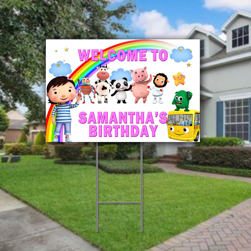 Little Baby Bum Yard Sign - 18x12in - outdoor Sign