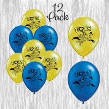 Load image into Gallery viewer, TOTS latex Balloons with foil number balloon - 12Pack
