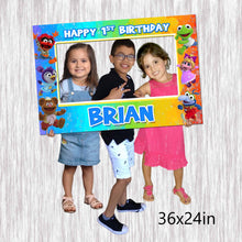 Load image into Gallery viewer, Muppet Babies Photobooth - 36x24in - Selfie Frame
