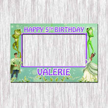 Load image into Gallery viewer, Princess Tiana Photobooth - 36x24in - Selfie Frame
