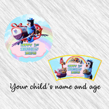 Load image into Gallery viewer, TOTS paper plates, cups and napkins - 12pack
