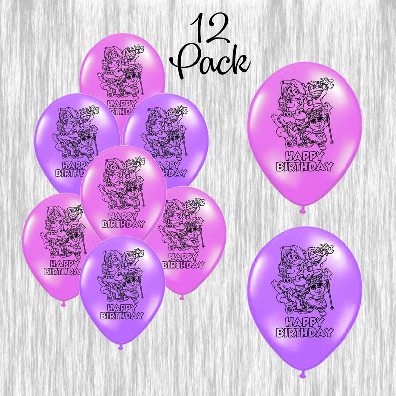 Muppet Babies latex Balloons - 11in - 12Pack