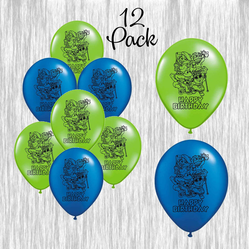 Muppet Babies latex Balloons - 11in - 12Pack