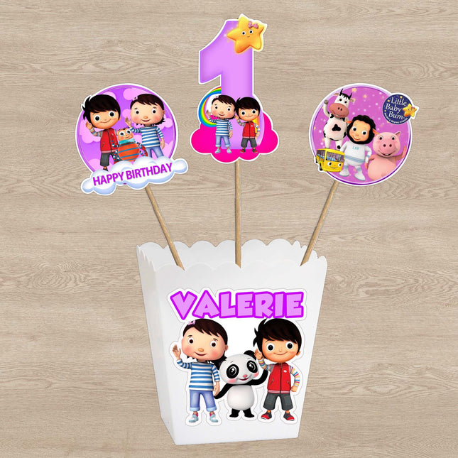 Little baby bum centerpieces - Double sided - Ready to Use