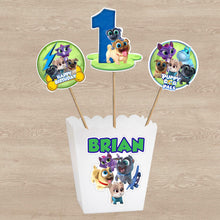 Load image into Gallery viewer, Puppy dog pals centerpieces- double sided - Ready to use
