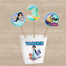 Load image into Gallery viewer, Princess Jasmine centerpieces - double sided - Ready to use
