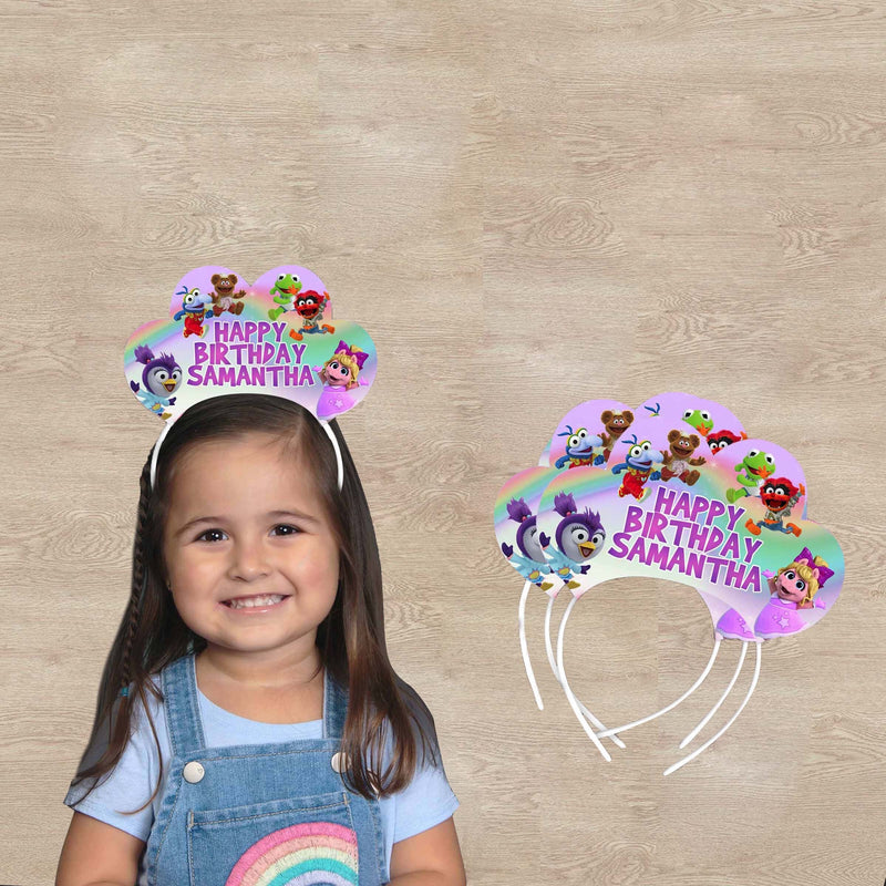 Muppet Babies Headband - Birthday Tiaras - 12pack Satin covered