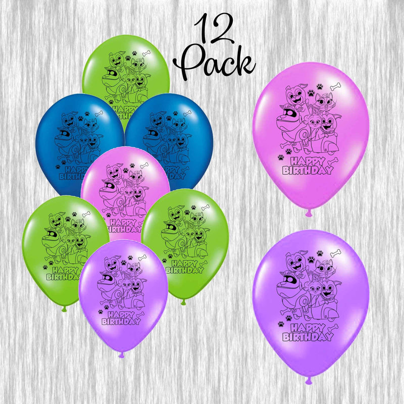 Puppy Dog Pals Balloons - 11in - 12Pack