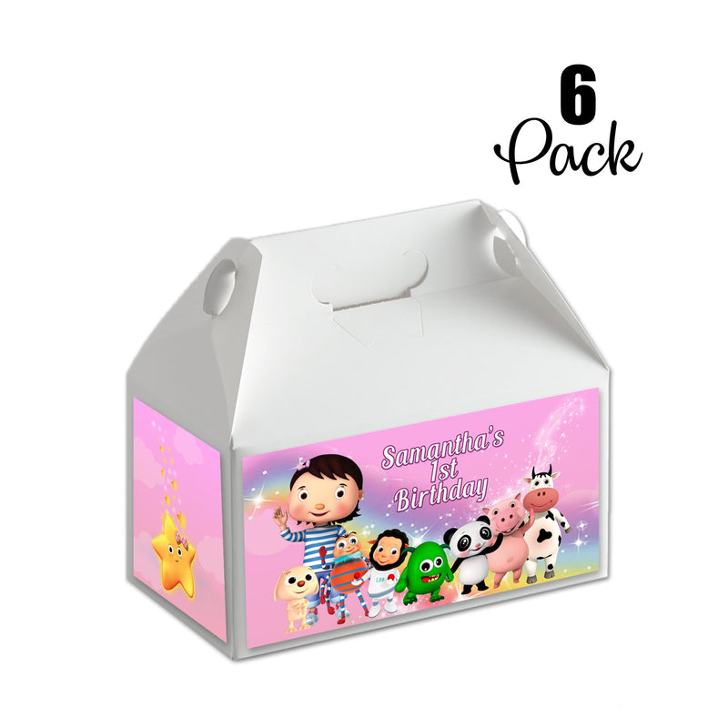 Little Baby Bum large Gable box - 9.5x5x5in - 6pack