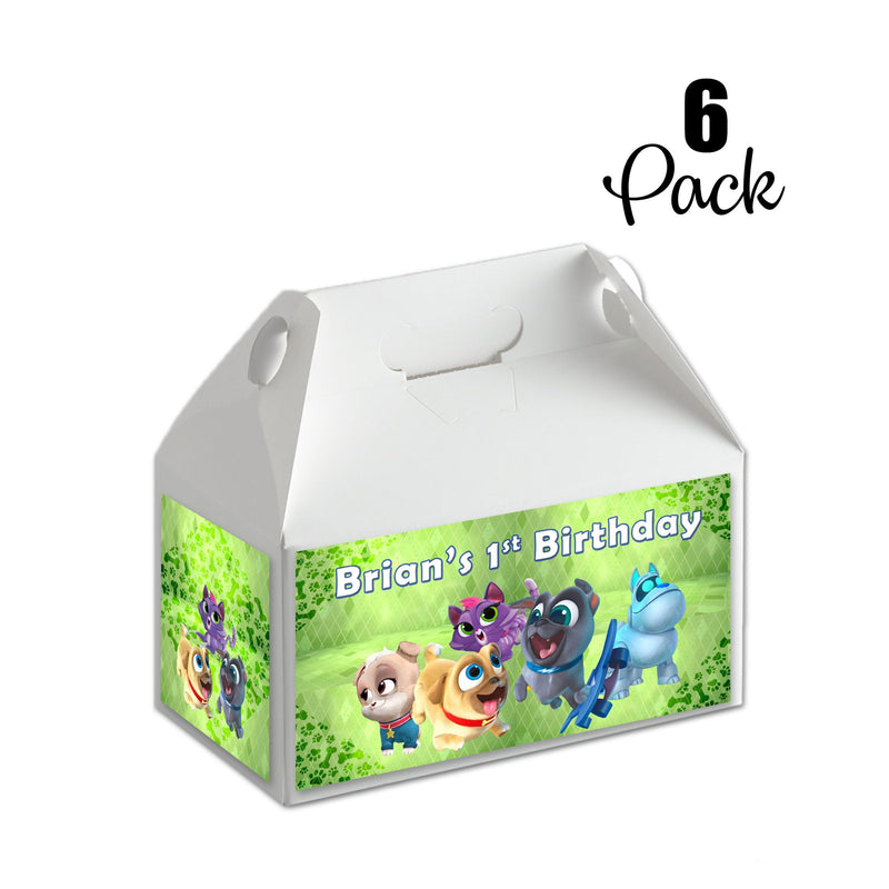 Puppy Dog Pals large Gable box - 9.5x5x5in - 6pack