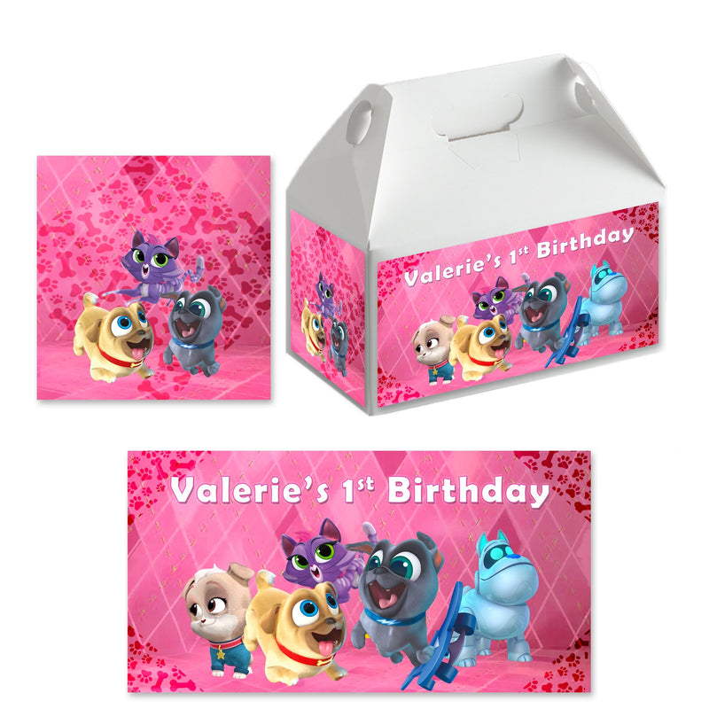 Puppy Dog Pals large Gable box - 9.5x5x5in - 6pack