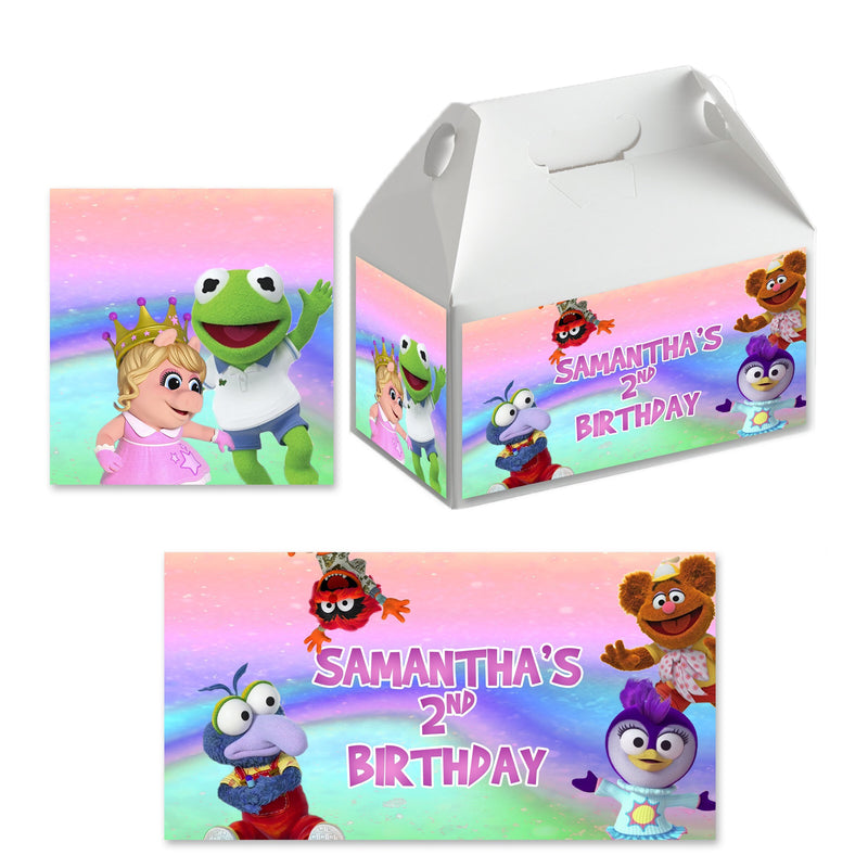 Muppet Babies large Gable box - 9.5x5x5in - 6pack