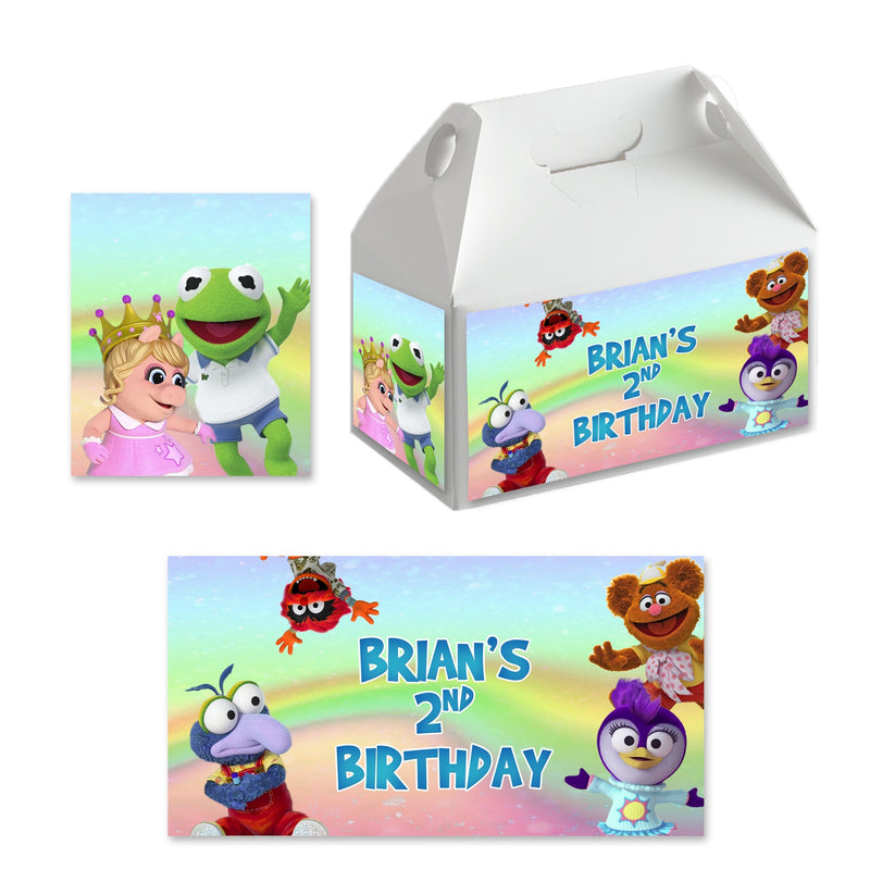 Muppet Babies large Gable box - 9.5x5x5in - 6pack