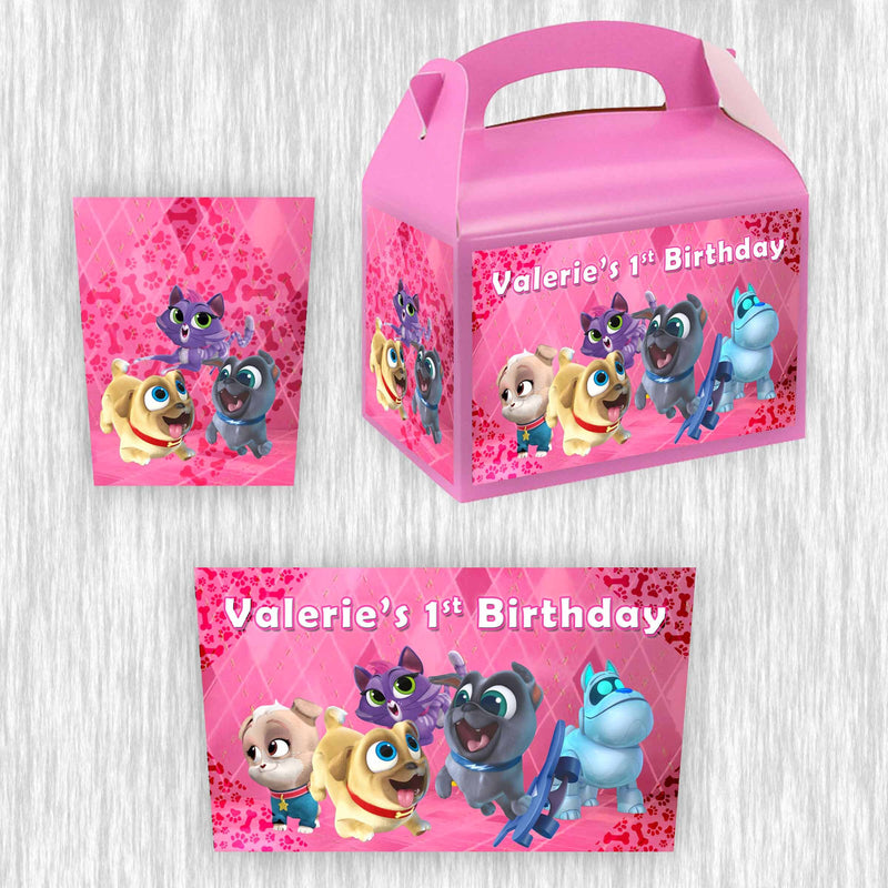 Puppy dog pals Small Gable box - treat box - 4.5x3in - 12pack