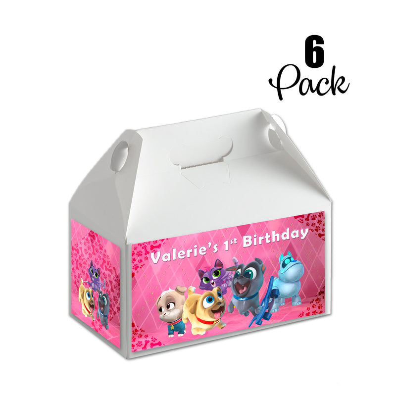 Puppy Dog Pals large Gable box - 9.5x5x5in - 6pack