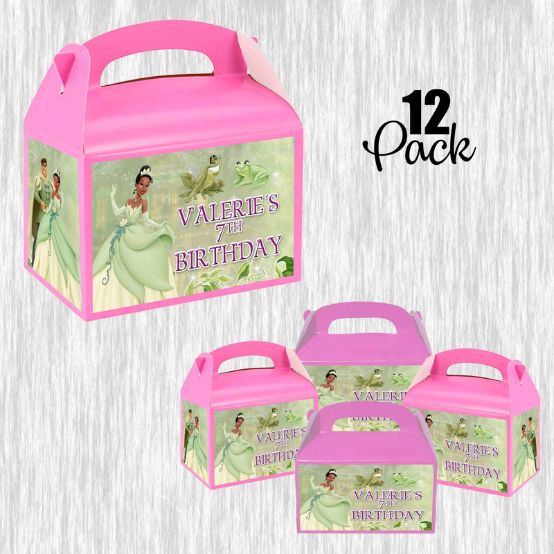 Princess Tiana Small Gable box - treat box - 4.5x3in - 12pack