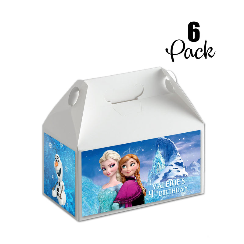 Frozen large Gable box - 9.5x5x5in - 6pack