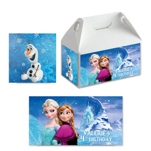 Frozen large Gable box - 9.5x5x5in - 6pack