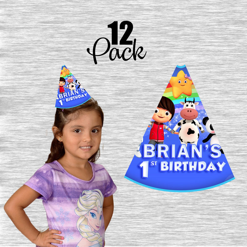 Little baby bum party hats - ready to use