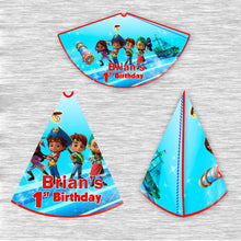 Load image into Gallery viewer, Santiago of the seas party hats - ready to use
