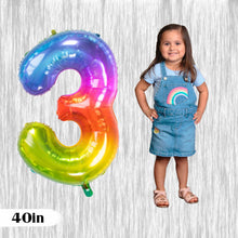 Load image into Gallery viewer, Little Baby Bum giant number balloon with 12 latex Balloons 11in
