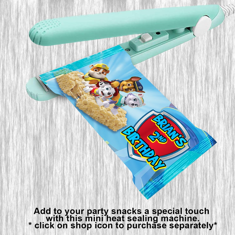 Bubble Purple Guppies Bundle Party Labels or Finished Snacks