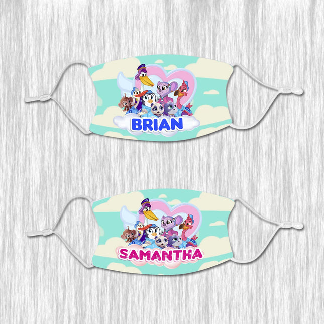 TOTS Face mask with name