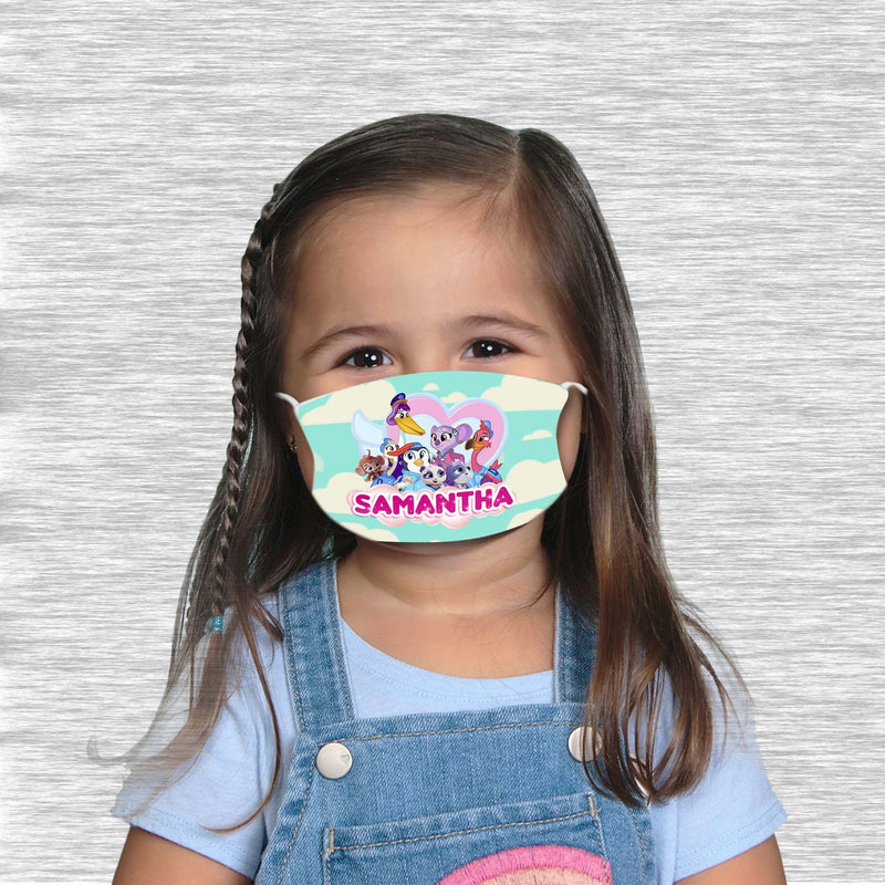 TOTS Face mask with name