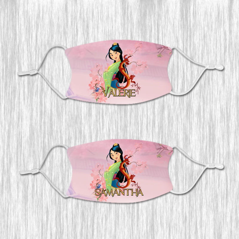 Mulan Face mask with name