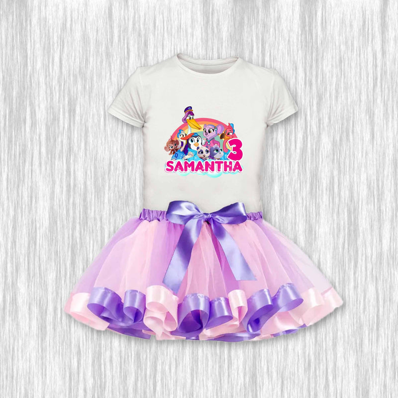 TOTS Birthday Girl outfit - Tutu / tshirt or onesie. Style