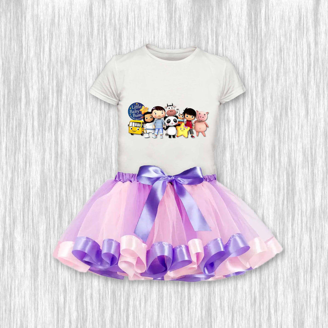 Little Baby Bum Girl outfit - Tutu / tshirt or onesie