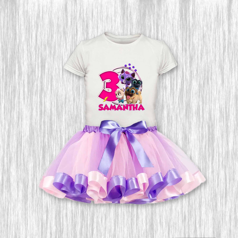 Puppy Dog Pals Birthday Girl outfit - Tutu / tshirt or onesie