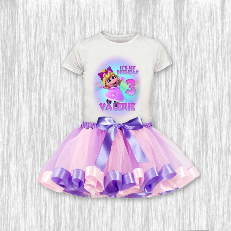 Muppet Babies Birthday Girl outfit - Tutu / tshirt or onesie