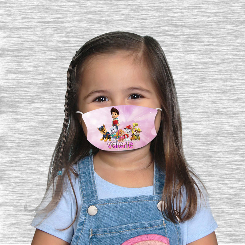 Paw Patrol Face mask with name