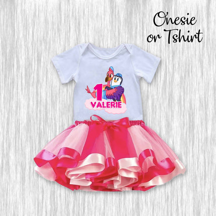 TOTS Birthday Girl outfit - Tutu / tshirt or onesie