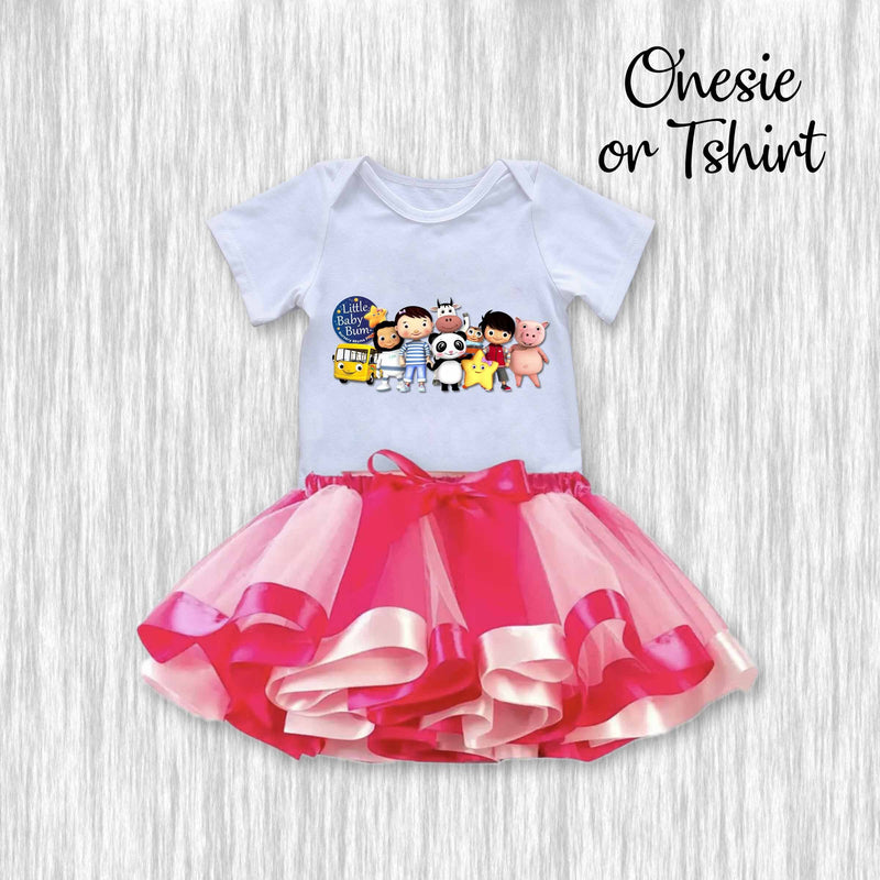 Little Baby Bum Girl outfit - Tutu / tshirt or onesie