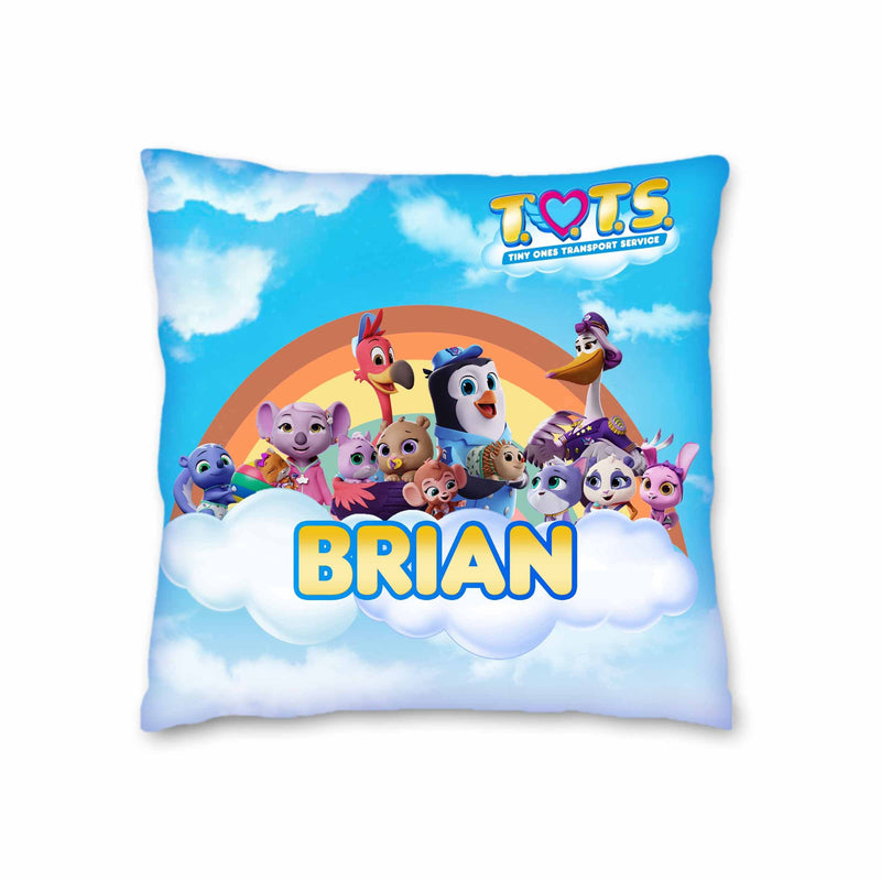 TOTS Pillow with Name - 16in insert included