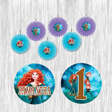 Load image into Gallery viewer, Brave Small Fan Decoration- 6 or 12 Pack- size 6in
