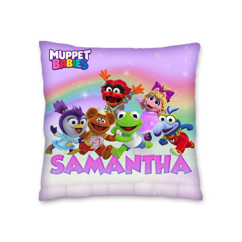 Muppet Babies Pillow with Name - 16in insert included