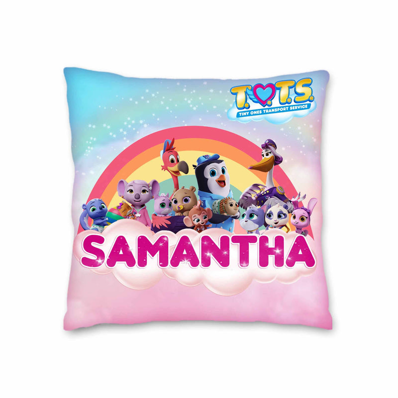 TOTS Pillow with Name - 16in insert included