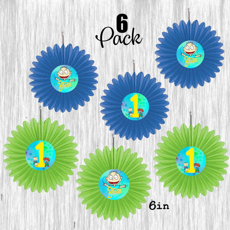 Rugrats Small Fan Decoration- 6Pack