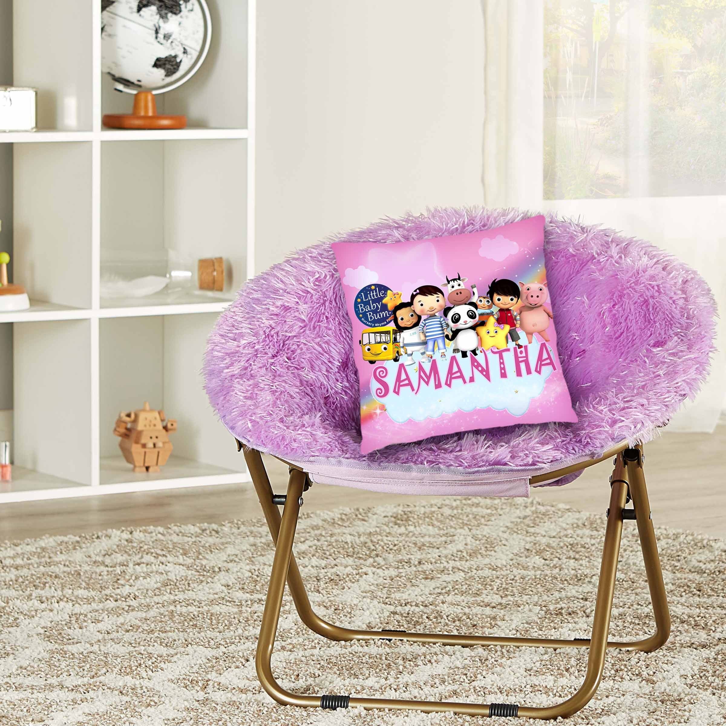 Little Baby Bum Pillow with Name - 16in insert included